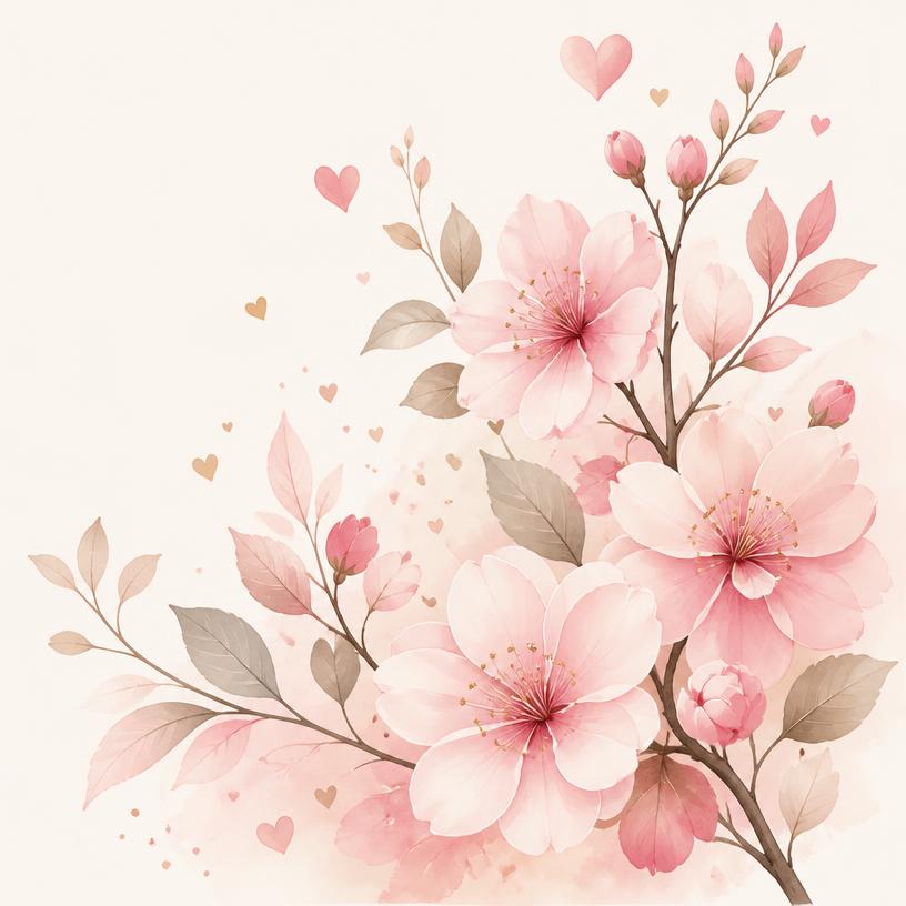 Arte floral elegante para quadro